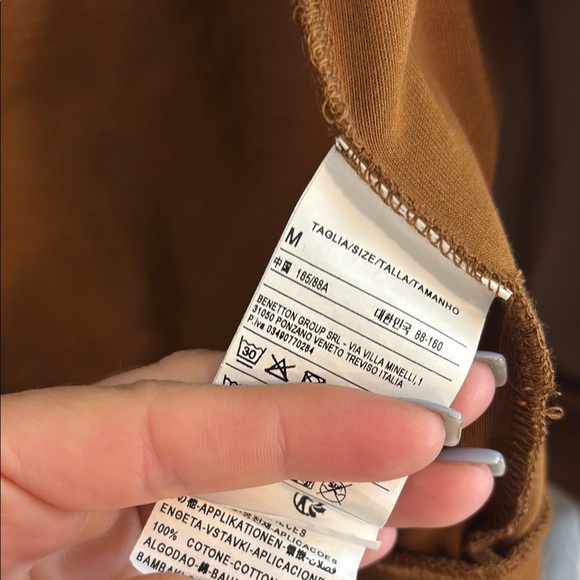 United Colors Of Benetton Brown Bomber Jacket - Picture 7 of 7